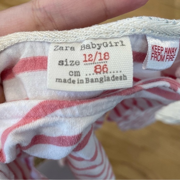 Zara 2 Striped Patch Tops - Picture 4 of 6